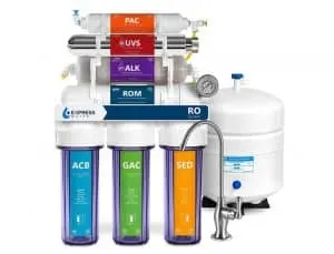 Express Water Alkaline Ultraviolet Reverse Osmosis Filtration System-11 stage system
