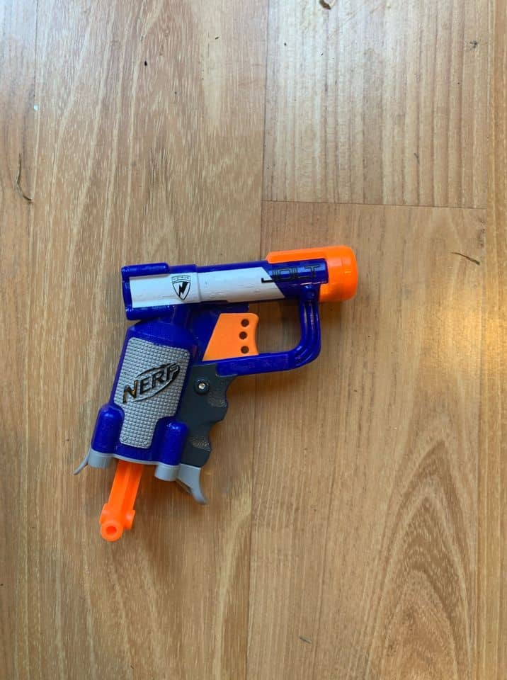 Nerf Jolt Blaster Mod Rail Connector to Tactical Rail Attach Jolt to any Nerf