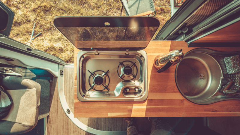 5 Campers with Outdoor Kitchens